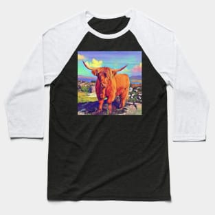 highland cow Baseball T-Shirt